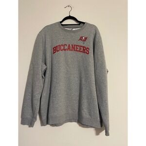 Nike Tampa Bay Buccaneers Crewneck Sweatshirt Gray Large NFL Football